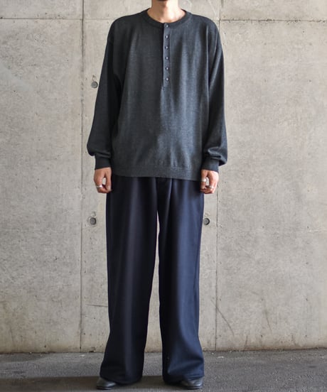 "Exclusive"ANDER HENLY NECK KNIT