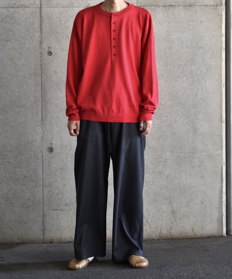 "Exclusive"ANDER HENLY NECK KNIT