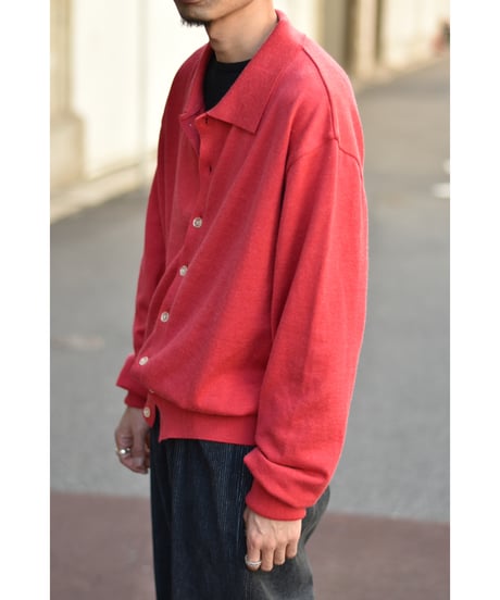 "Exclusive" ANDER  KNIT SHIRT CARDIGAN