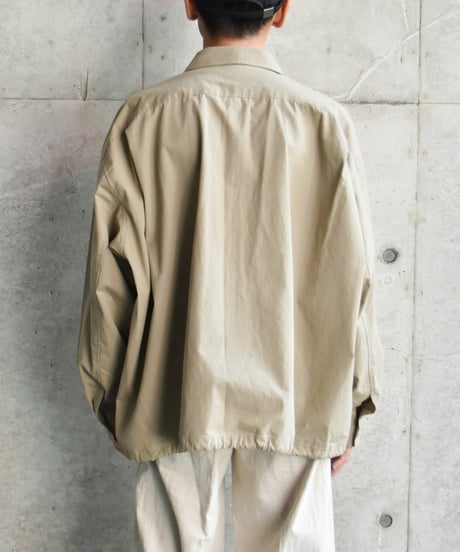 yose Drawstring Shirt -deadstock fabric- 【C】