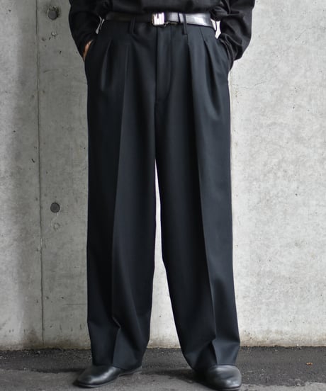 【LAST1】Gorsch the merry coachman Flannel Wool Two Track Trousers