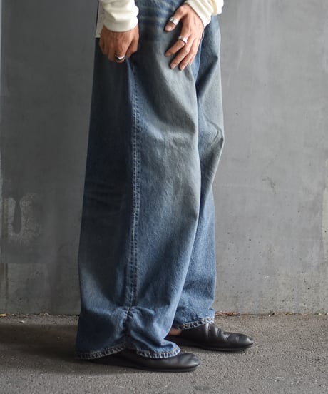 refomed FRESH MAN DENIM WIDE PANTS by EDWIN "USED"