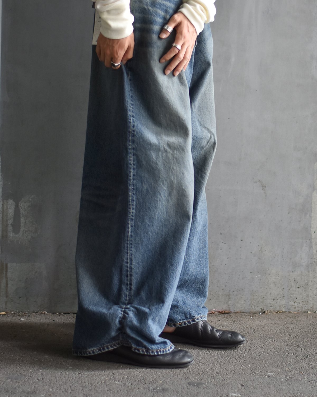 refomed FRESH MAN DENIM WIDE PANTS by EDWIN 