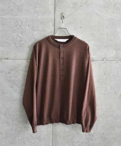 "Exclusive"ANDER HENLY NECK KNIT