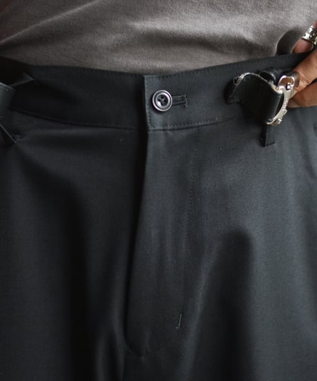 【LAST1】nakedgauge  WOOL GABARDINE ASHLEY SLACKS