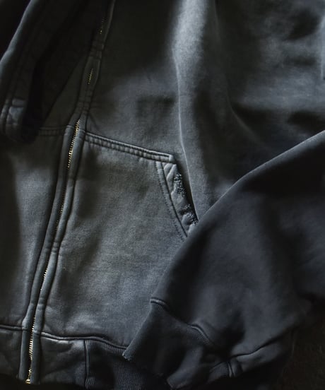 【LAST1】MOOJI MOOJI OVERSIZE ZIP UP HOODIE AGED