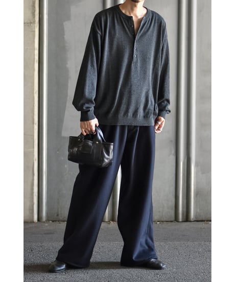 "Exclusive"ANDER HENLY NECK KNIT