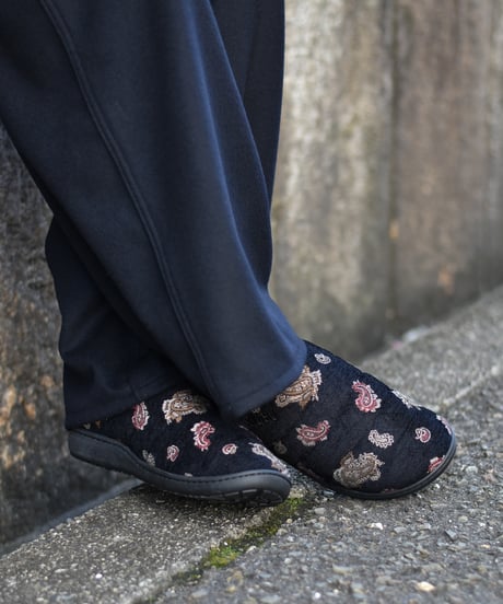 SUBU x superNova. - Velvet Jacquard / Black paisley