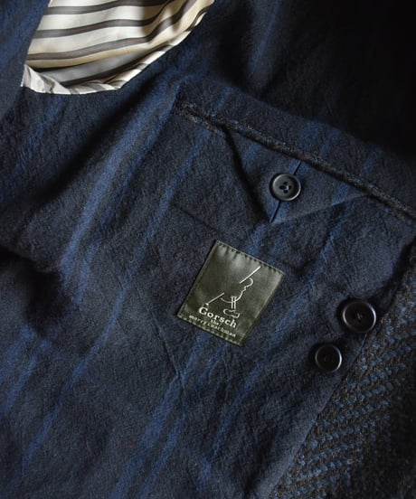【LAST1】Gorsch the merry coachman Dynamic Herringbone Wool Blouson