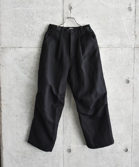 【LAST1】O project WORKERS TROUSERS/WOOL HEMP GABARDINE