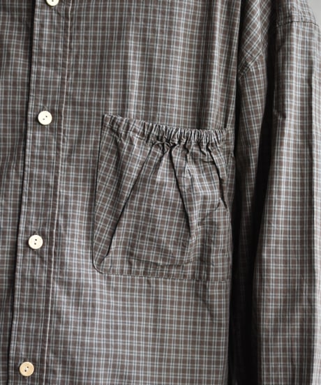refomed WRIST WIDE  SHIRT "CHECK"