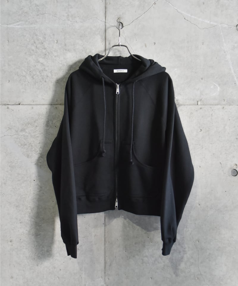 MATSUFUJI Zip up Sweat Hoodie black | 45do｜re