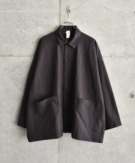 【LAST1】O project  WIDE FIT SHIRT/SILK NEP CLOTH