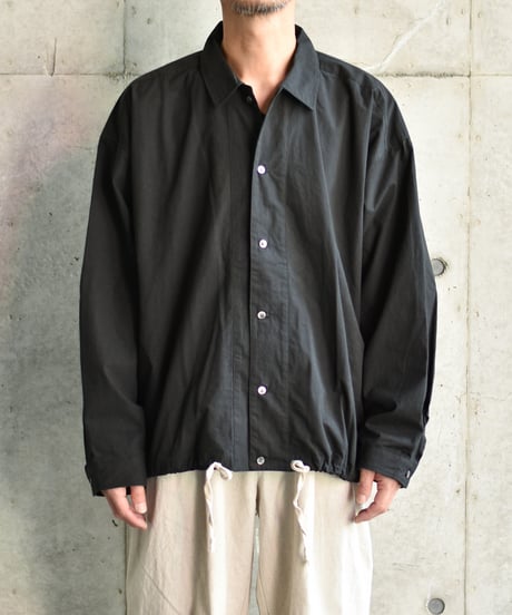 yose Drawstring Shirt -deadstock fabric- 【M】