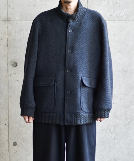 【LAST1】Gorsch the merry coachman Dynamic Herringbone Wool Blouson