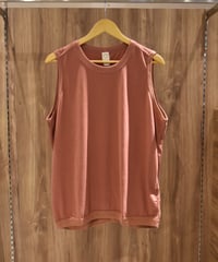 【LAST1】O project SLEEVELESS TEE  / COTTON HEMP JERSEY