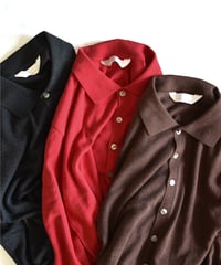 "Exclusive" ANDER  KNIT SHIRT CARDIGAN