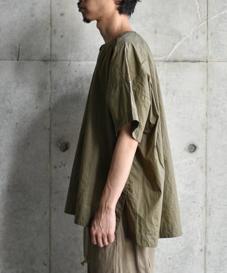 【LAST1】O project WOVEN T-SHIRT / COATED TYPEWRITER