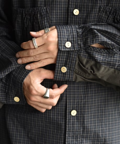 refomed WRIST WIDE  SHIRT "CHECK"