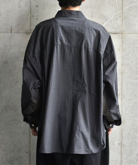 refomed WRIST WIDE  SHIRT "CHECK"