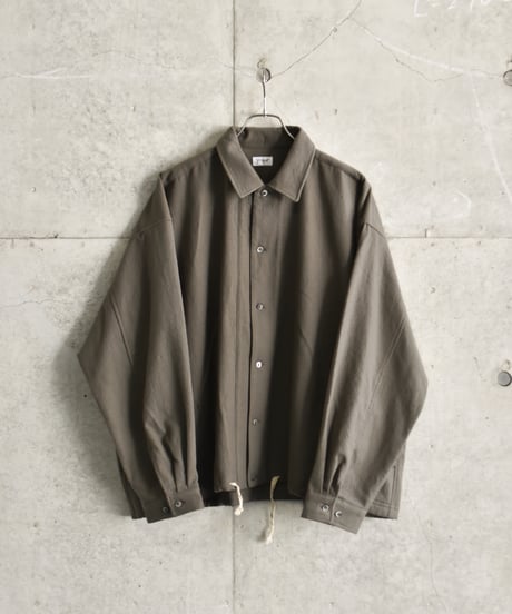 yose Drawstring Shirt -deadstock fabric- 【I】