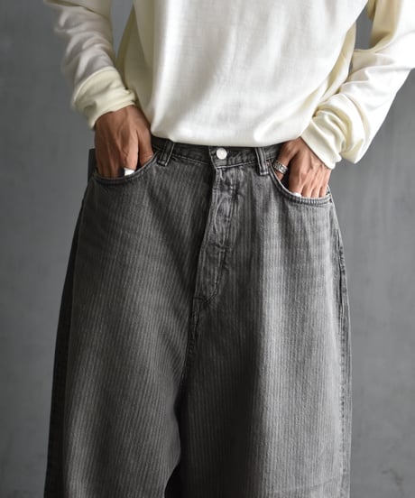 refomed FRESH MAN DENIM WIDE PANTS by EDWIN "STRIPE"