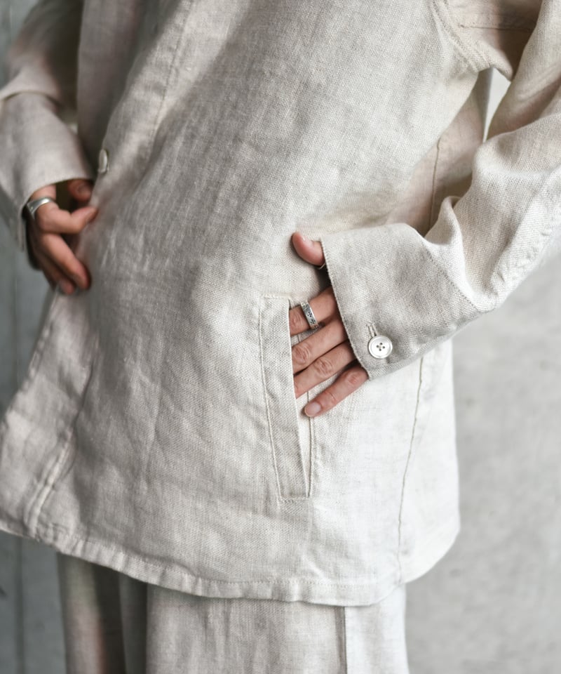 yose LINEN WORK JACKET | 45do｜refomed・Gorsch・Wi