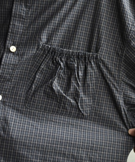 refomed WRIST WIDE  SHIRT "CHECK"