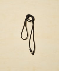 CCU BRAIDED TASSEL CORD BELT -COW NUBUCK-