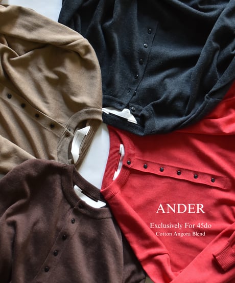 "Exclusive"ANDER HENLY NECK KNIT