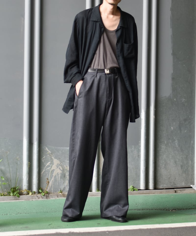 nakedgauge WOOL GABARDINE ASHLEY SLACKS | 45do