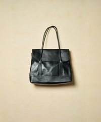 CCU ROUND TOTE BAG L SIZE -COW SKIN-