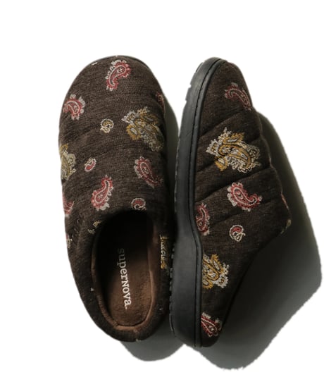 SUBU x superNova. - Velvet Jacquard /Brown paisley