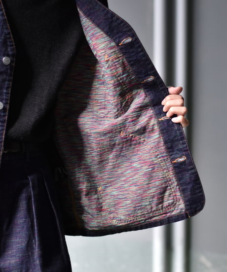 TUITACI INLAY DENIM ENGINEER JACKET "Royston"