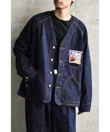 TUITACI INLAY DENIM ENGINEER JACKET "Royston"