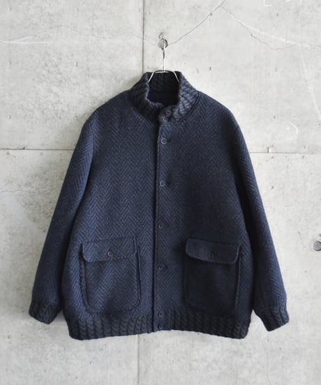 【LAST1】Gorsch the merry coachman Dynamic Herringbone Wool Blouson