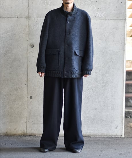 【LAST1】Gorsch the merry coachman Dynamic Herringbone Wool Blouson