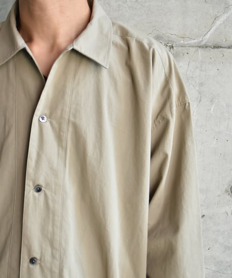 yose Drawstring Shirt -deadstock fabric- 【C】