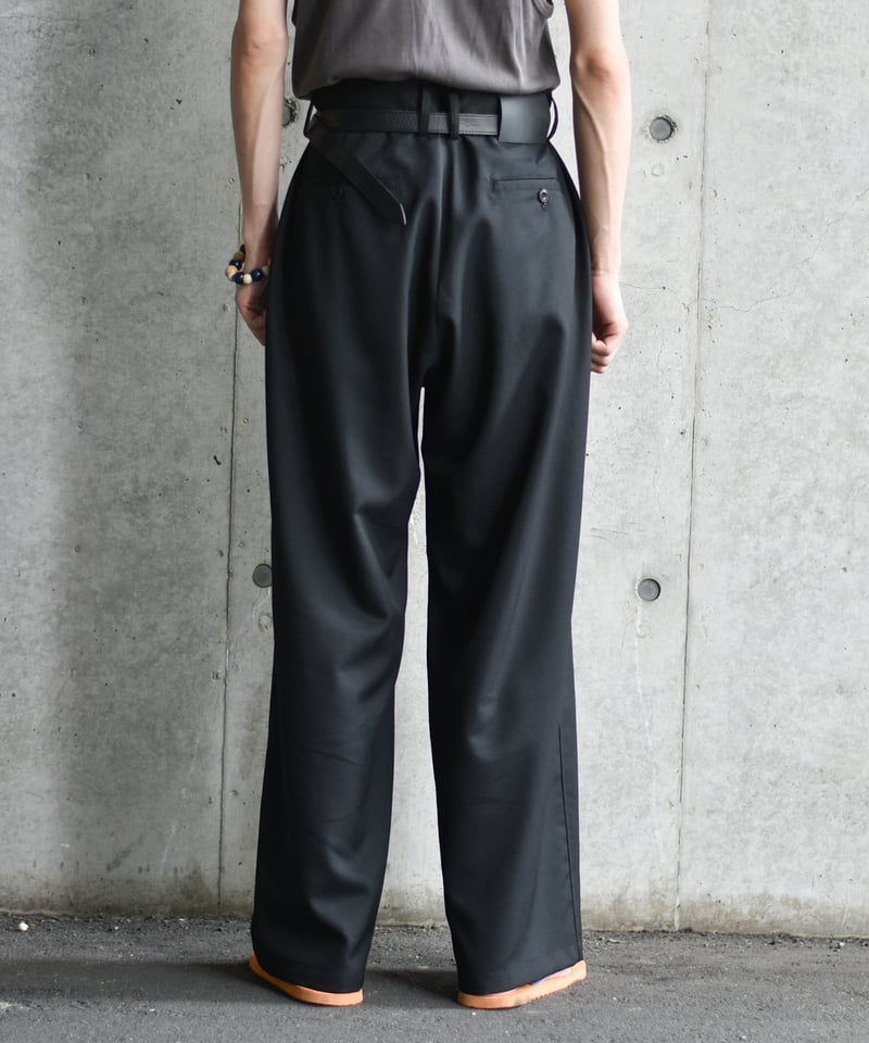 nakedgauge WOOL GABARDINE ASHLEY SLACKS | 45do