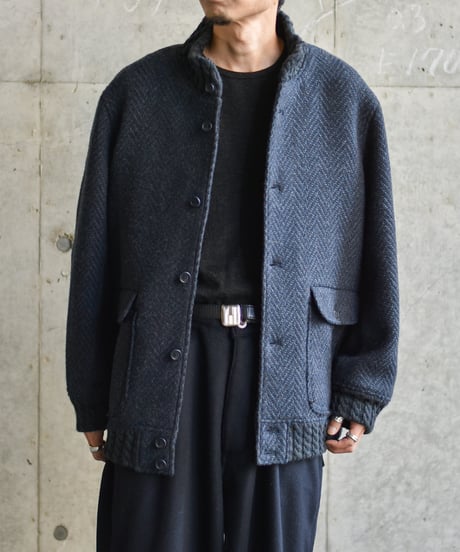 【LAST1】Gorsch the merry coachman Dynamic Herringbone Wool Blouson