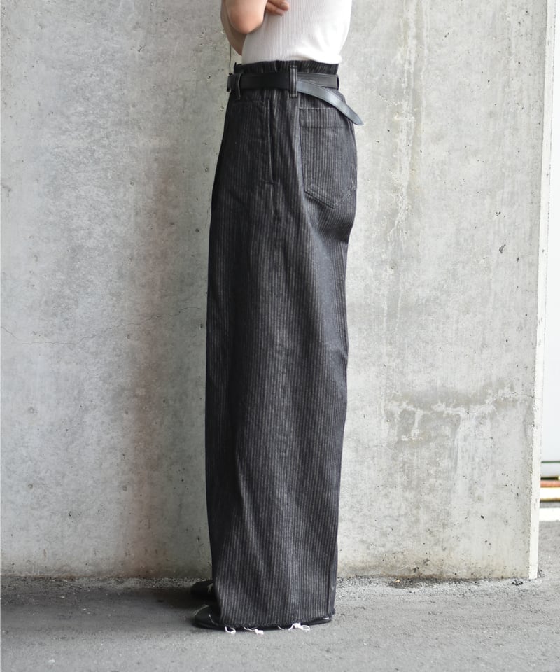 Saby TUCK BAGGY　S saby TUCK BAGGY TYPE 3 - Stripe Jacquard Denim