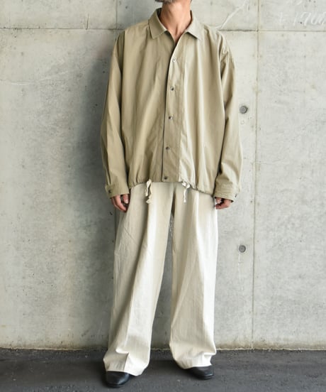 yose Drawstring Shirt -deadstock fabric- 【C】