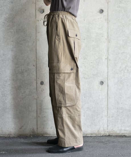【LAST1】O project CARGO TROUSERS/SUNDRYED COTTON SATIN
