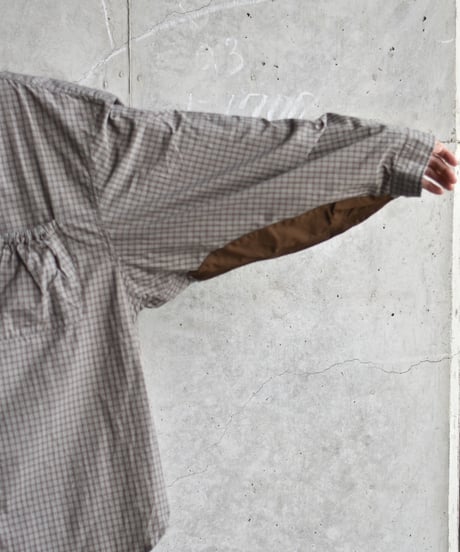 refomed WRIST WIDE  SHIRT "CHECK"