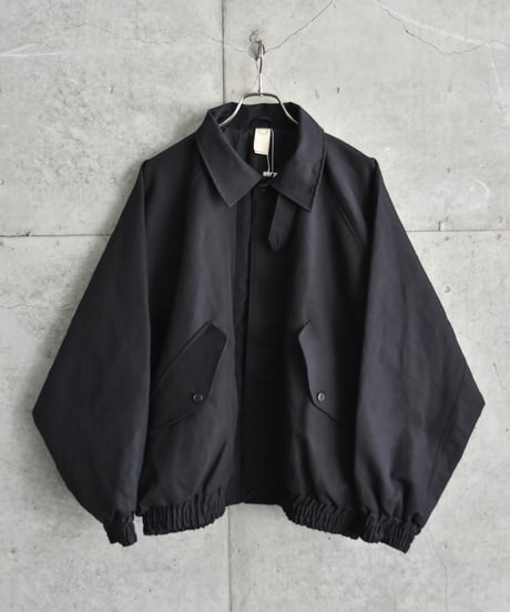 【LAST1】O project  BOMBER JACKET/WOOL HEMP GABARDINE