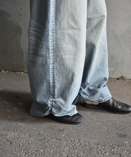 refomed FRESH MAN DENIM WIDE PANTS by EDWIN "USED"
