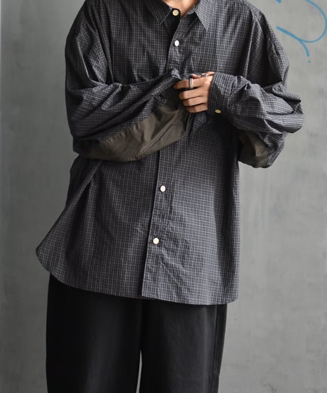 refomed WRIST WIDE  SHIRT "CHECK"