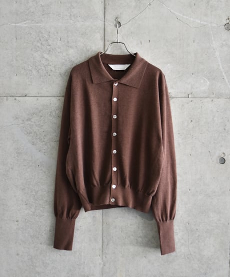 "Exclusive" ANDER  KNIT SHIRT CARDIGAN