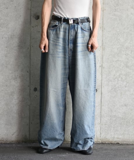 refomed FRESH MAN DENIM WIDE PANTS by EDWIN "USED"
