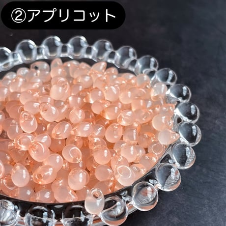 ミルキーホワイトミニドロップチャーム